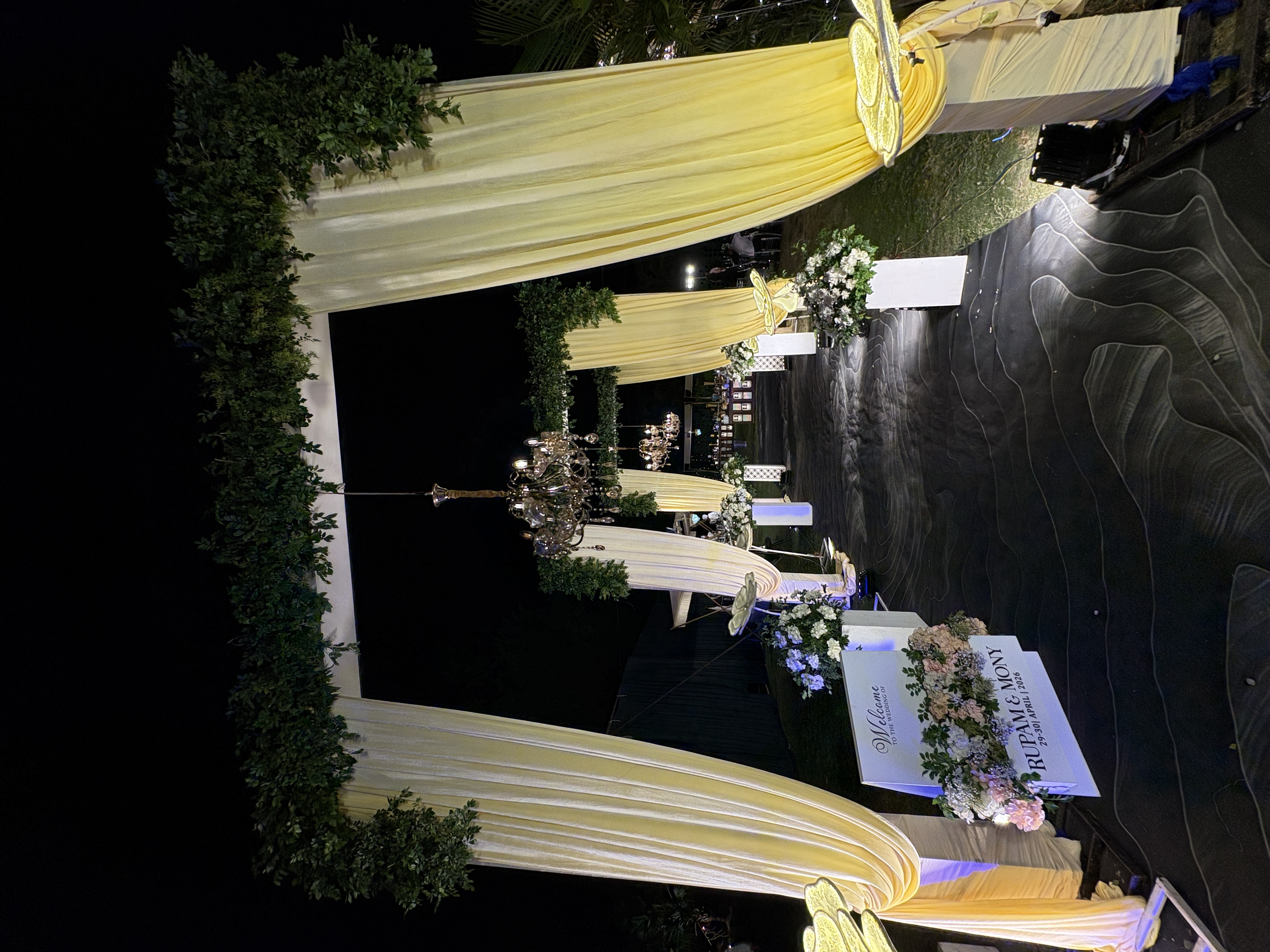 Sangeet wedding photo at Corbett Wild Resort